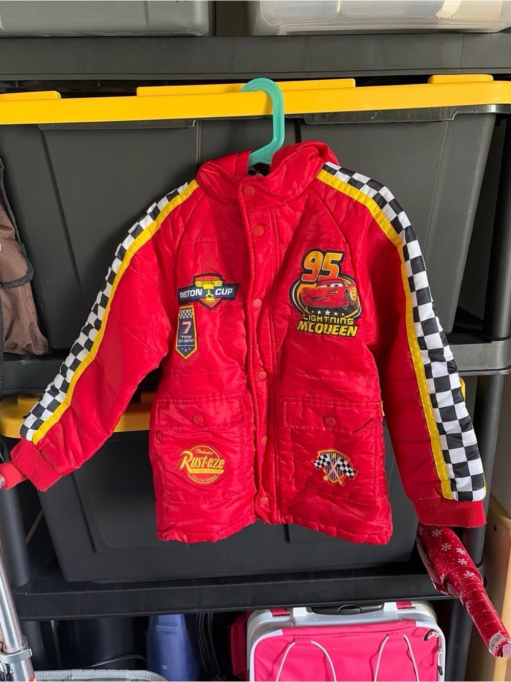 Lightning McQueen Red Kids Jacket